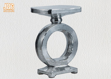 Zilveren van het de Glasvezelmeubilair van het Spiegelmozaïek van het de Stijlvoetstuk Moderne het Beëindigenlijst