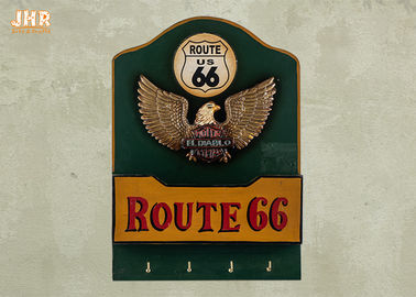 Houten van het de Enveloprek van de Muurhanger Antiek van de Muurplaques Decoratief van het de Barteken de Muurdecor Route 66