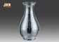Modern van de de Bloempot van de Luxeglasvezel van de de Lijstvaas van de Installatiepotten Zilveren het Mozaïekglas