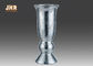 Van de de Lijstvaas van het mozaïekglas Vaas van de de Punten Zilveren Vloer van Homewares de Decoratieve voor Woonkamer