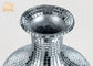 Decoratieve Zilveren van de Belangrijkste van Polystone van het Mozaïekglas de Bloempotten Lijstvaas