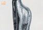 183cm H het Zilveren van de de Beeldjesgiraf van Polyresin van het Mozaïekglas Dierlijke Standbeeld van de het Beeldhouwwerkvloer