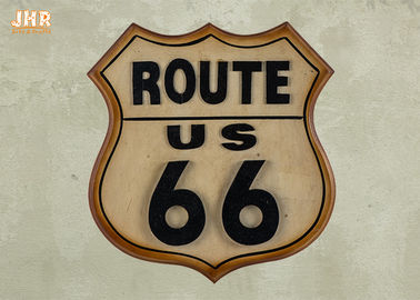 Klassieke Route de V.S. 66 MDF van de Muurplaques van Muurtekens Houten Antiek de Muurdecor van het Barteken