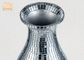 Moderne van de Vaashomewares van de Glasvezellijst van het de Punten Zilveren Mozaïek Decoratieve het Glasvazen