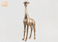 De Girafbeeldhouwwerk dat van de bladgoudglasvezel het Dierlijke Standbeeld van de Beeldjeslijst bevindt zich